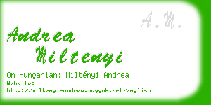 andrea miltenyi business card
