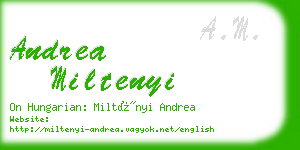 andrea miltenyi business card